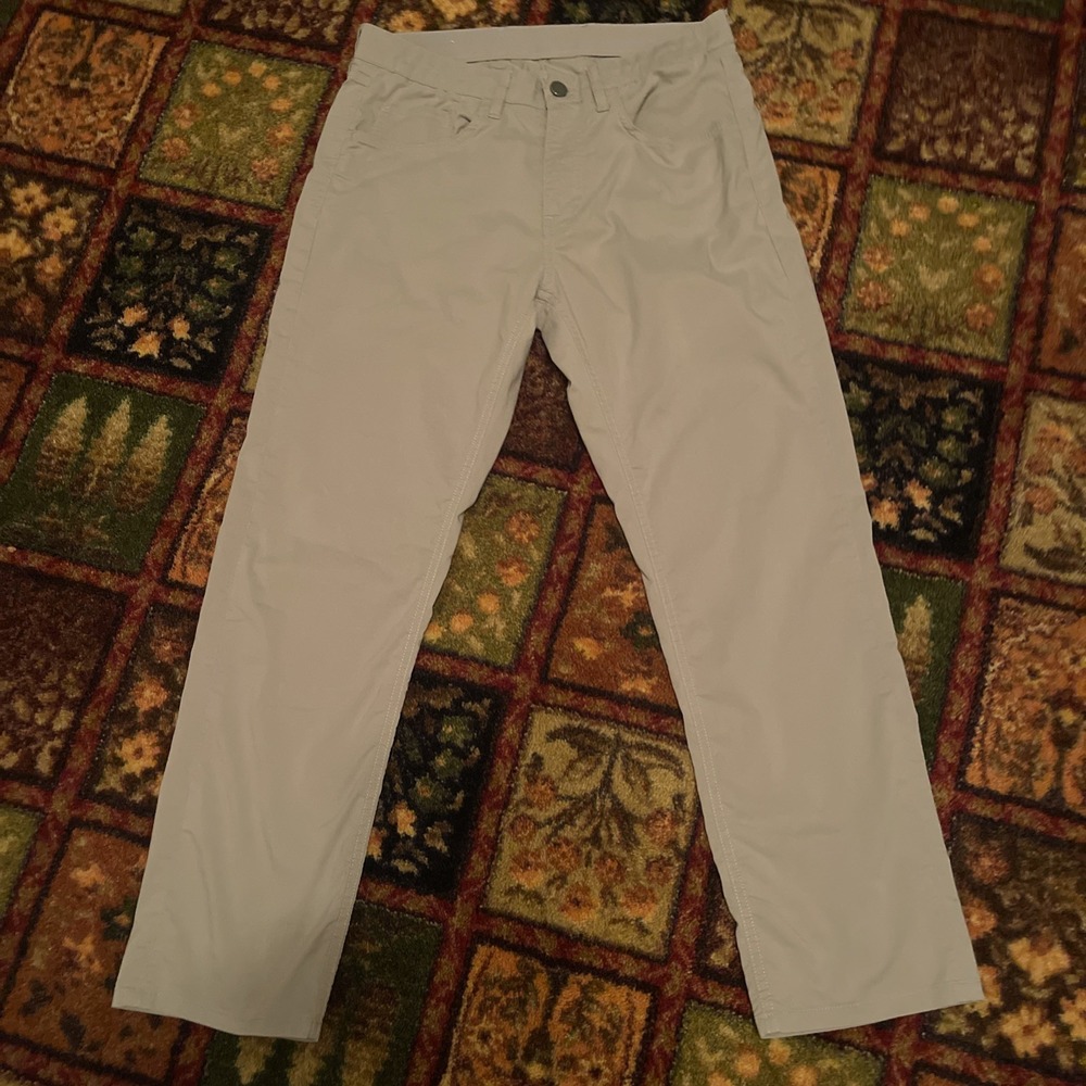 Faherty Men's 5 Pocket Erformance Pants Gray Size 30